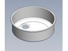 Read more about 360x120mm Round Stainless Steel Sink Matt Finish product image