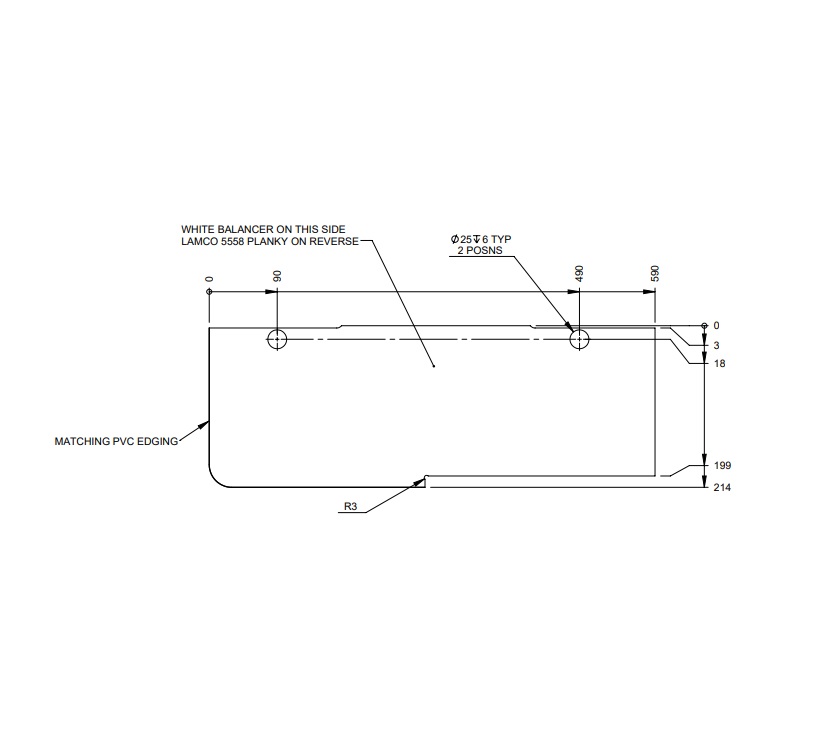 AG1 Kitchen Table Store Worktop