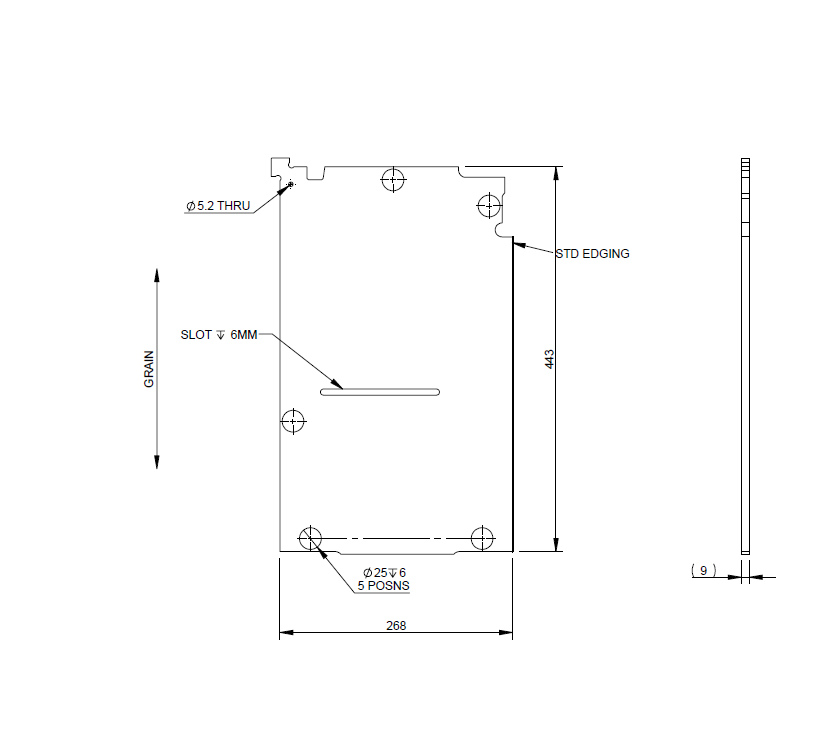 Read more about DY1 D4-3 Kitchen Locker Divider product image