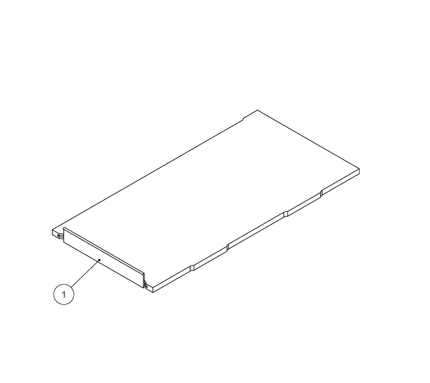 Read more about PX1 420 Washroom Robe Small Shelf product image