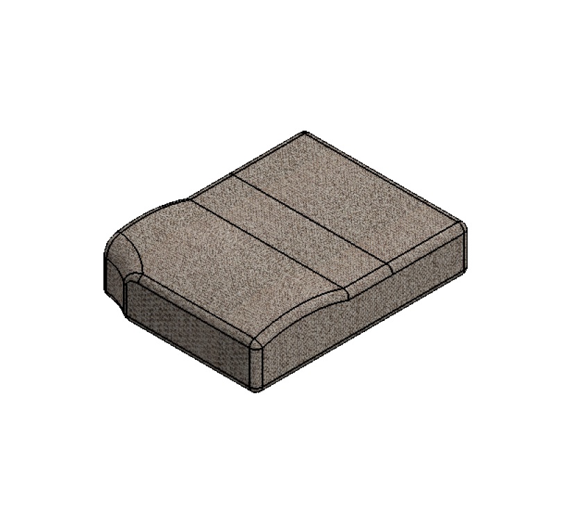 AG1 N/S Bulkhead Base Cushion Portobello