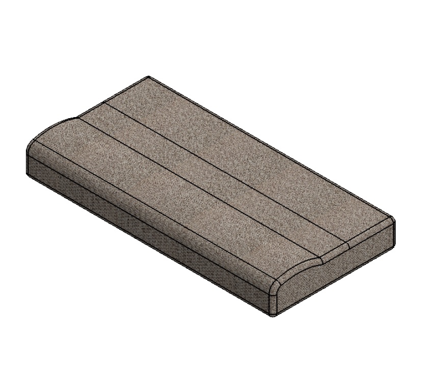 AG1 O/S Front Bunk Base Cushion Portobello