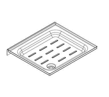 AH3 Shower Tray for N/S Grey