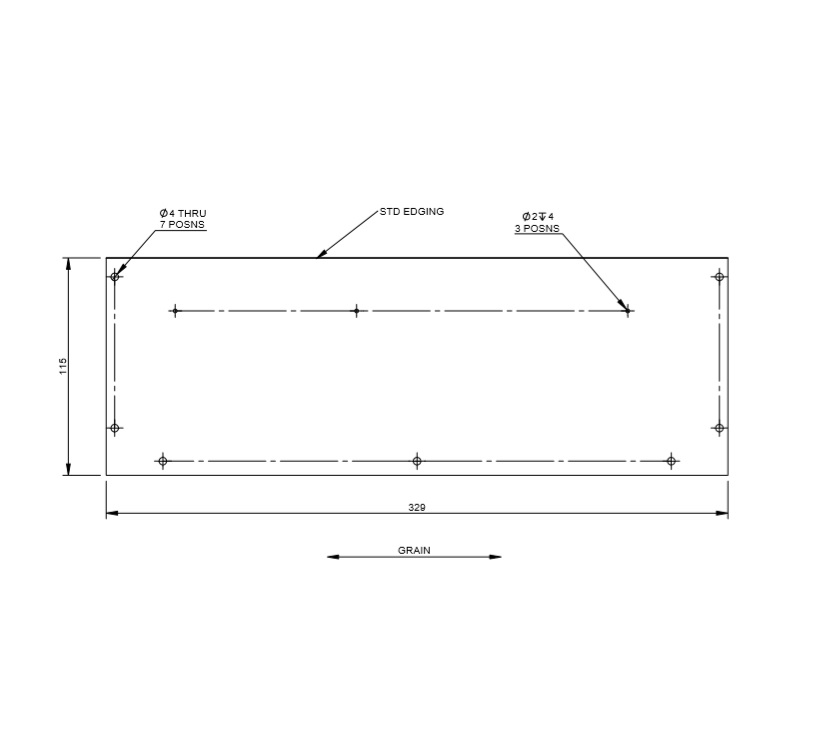 Read more about DY1 D4-4 Sideboard Drawer Side Panel product image