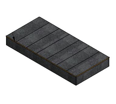 DY1 D4-4 O/S Seat Base Cushion - Java