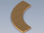 AH3 STD REAR FRENCH BED LOCKER CURVE SUPPORT
