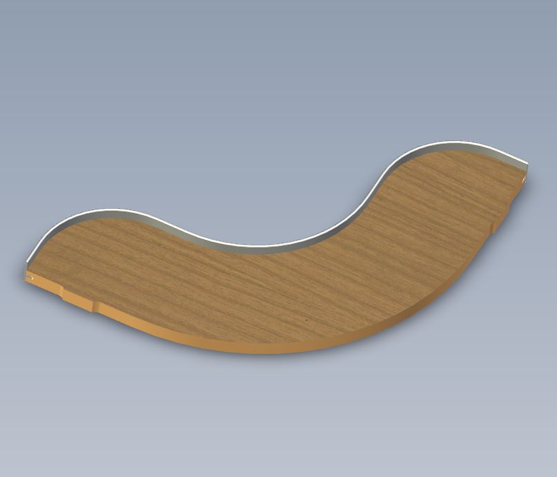 Read more about DY1 D4-3 CURVED TC SHELF product image