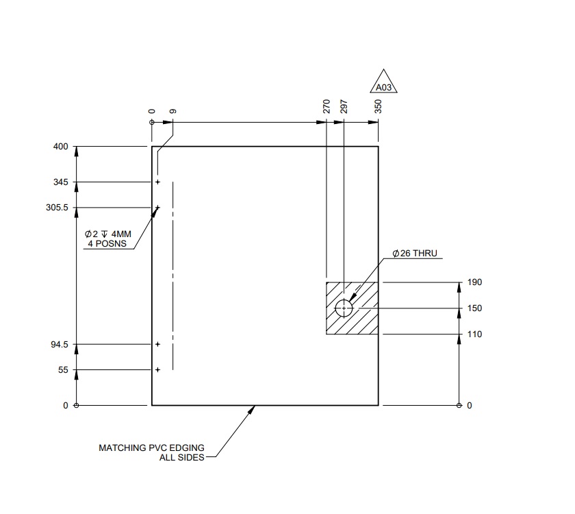 Read more about AG1 PORTO MID TC VANITY UNIT DOOR product image