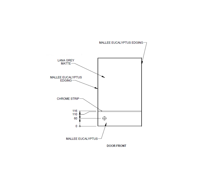 Read more about ALS STD Kitchen Locker R/H Door 331mm (Matte) product image