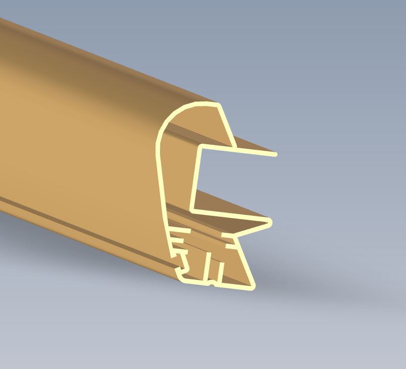 LED & Locker Door Catch Profile 2.6m