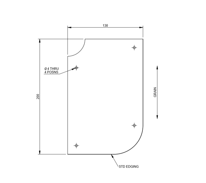 Read more about DY1 D4-4 Fixed Bed Locker Spotlight Cover product image