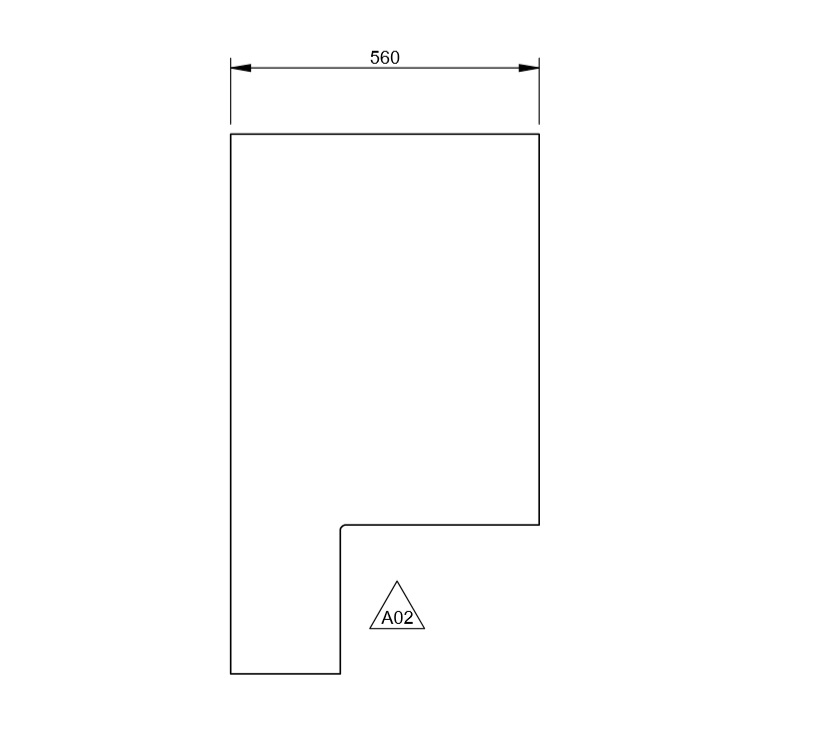 Read more about DY1 D4-4 Kitchen Unit R/H End product image