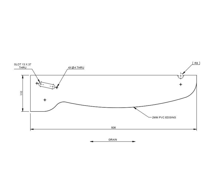 Read more about UNB Fixed Bed Rear Locker L/H Cheek product image
