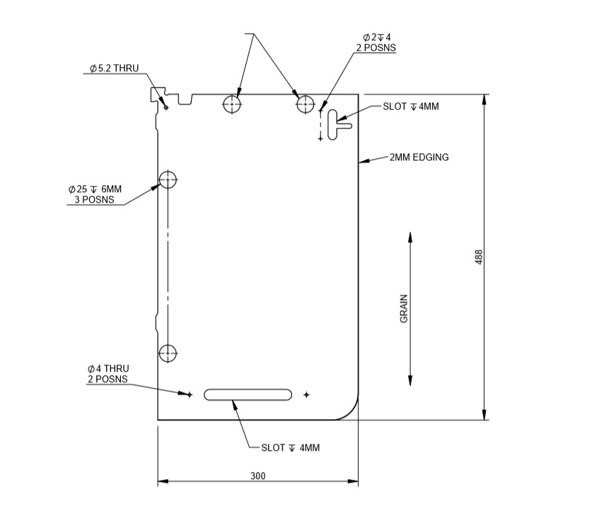 DY1 D4-3 D4-4 N/S Fixed Bed Locker R/H End