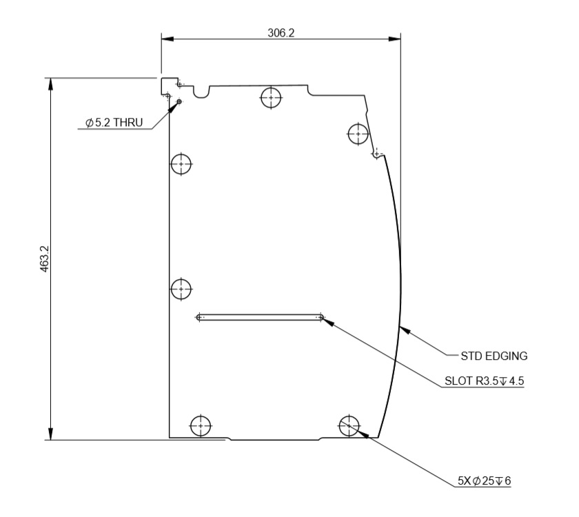 Read more about UNB Cadiz Bed Locker Shelf R/H End product image