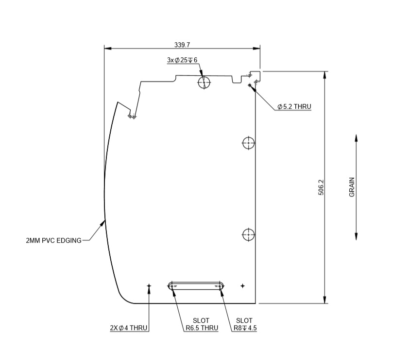 Read more about UNB Cadiz N/S Locker Headboard Shelf Divider product image