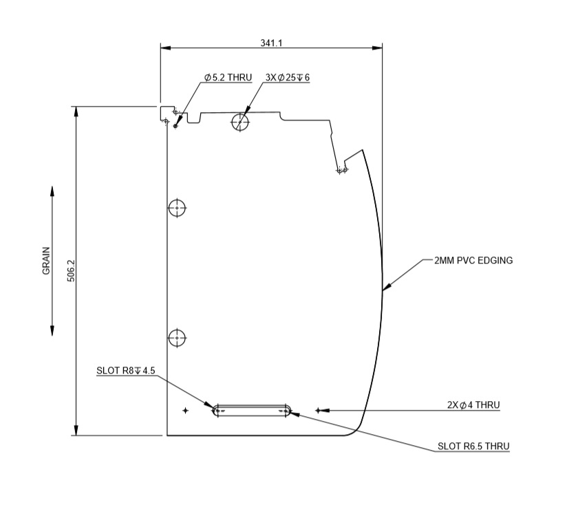 Read more about UNB Cadiz Rear O/S Locker Headboard Divider product image