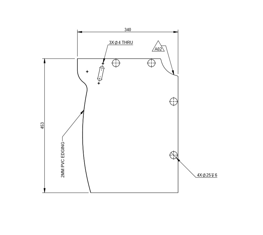 UNB Cadiz N/S Bed Locker L/H End