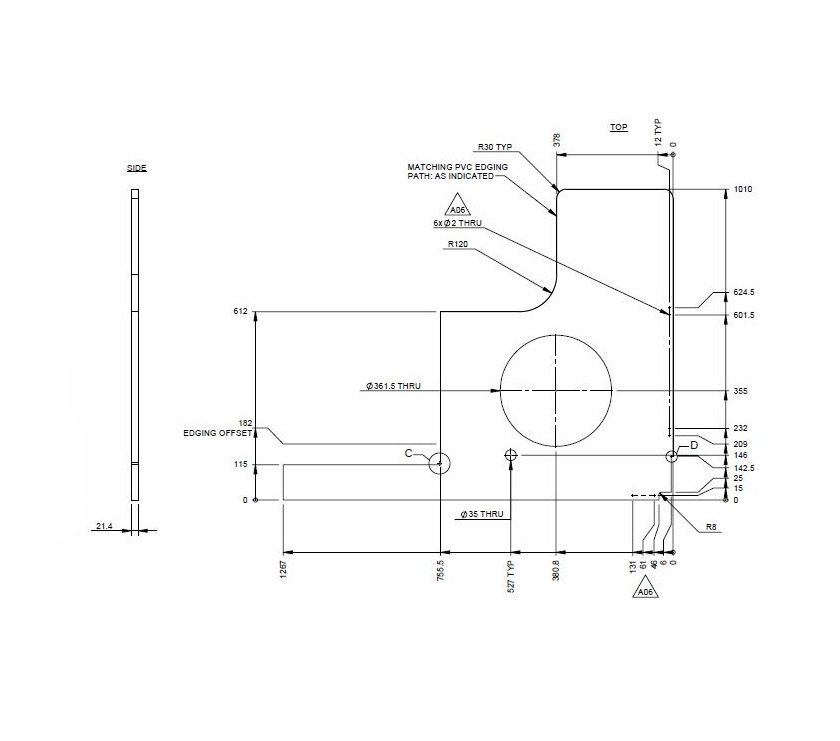 AG1 STD Kitchen Worktop