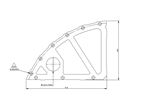 UNB O/S Locker Dome Frame w/ Speaker Cut Out
