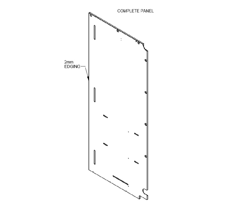 Read more about AG1 Porto Washroom Robe L/H End Panel product image