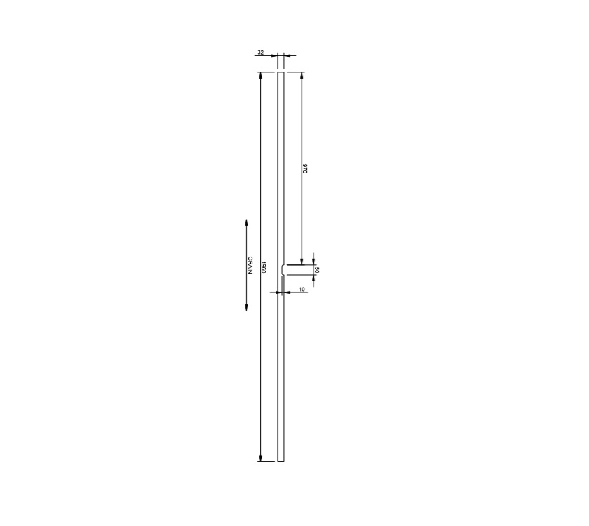 Read more about DY1 D4-4 Washroom Door Post product image