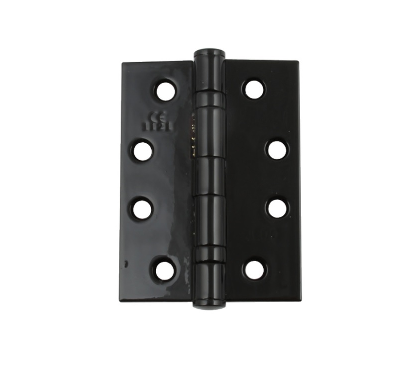 Butt Hinge 102x76mm Black Steel