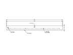 PX1 PS6 6' Front Locker Header (also Fixed Bed)