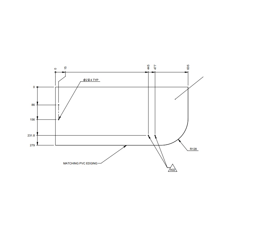 Read more about AH3 744 742 Side Board Worktop product image