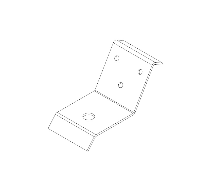 DISCOVERY ROOF-FLOOR FIXING BRACKET
