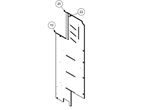 AG1 Porto Table Store L/H End Panel