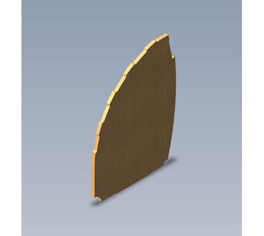 AH3 STD REAR FRENCH BED LOCKER CENTRE DIVIDER