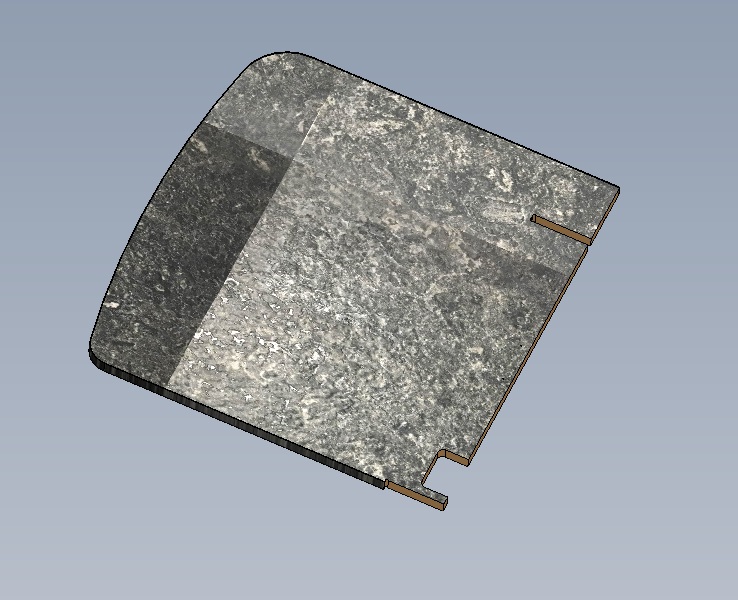 DY1 D4-2 FRIDGE WORKTOP