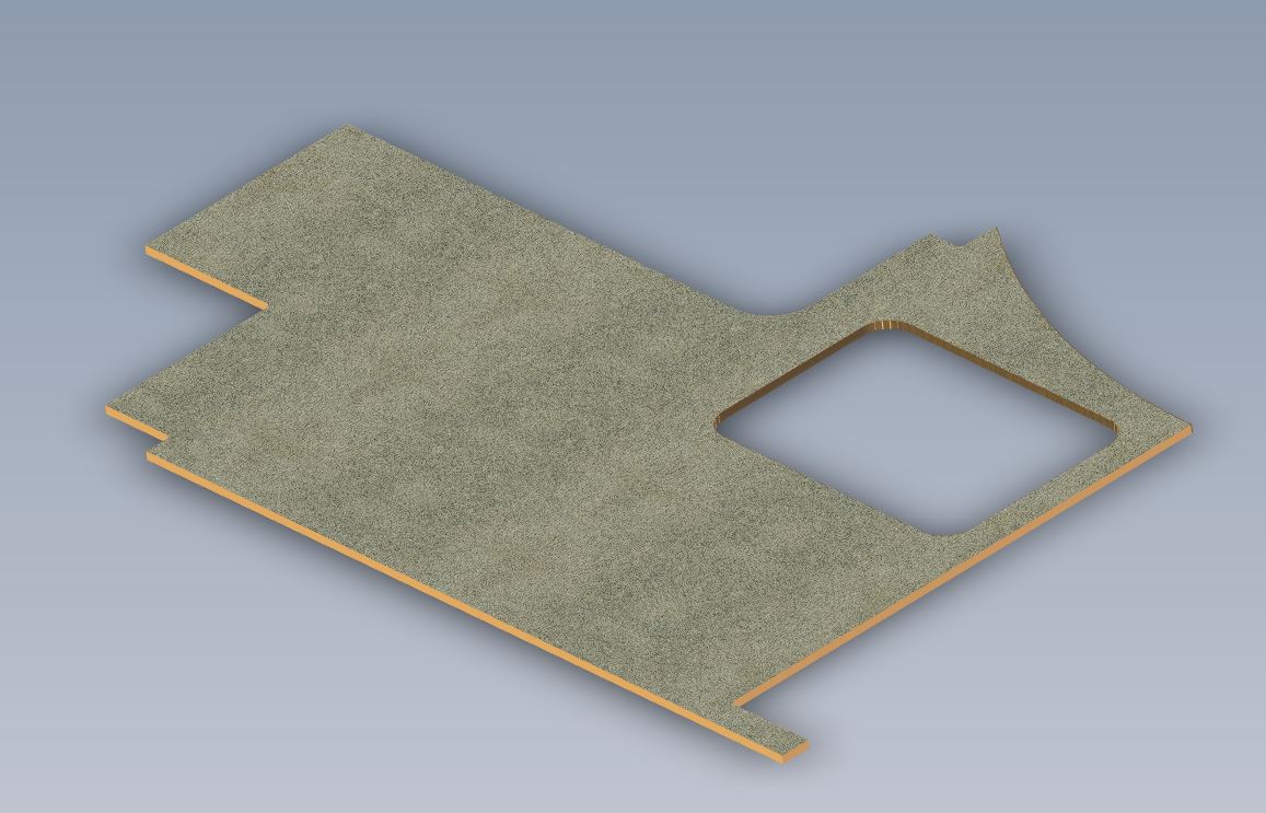 AH3 STD FRONT LOUNGE RAISED FLOOR