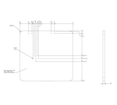 AH3 STD Square Table W/O Extension