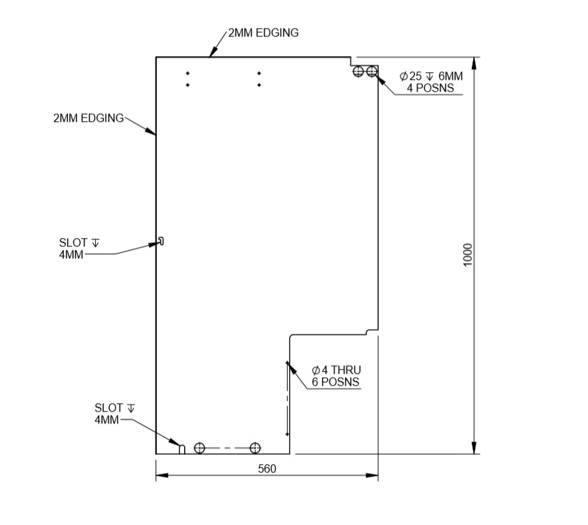 Read more about DY1 D4-3 D4-4 Kitchen Unit R/H End product image