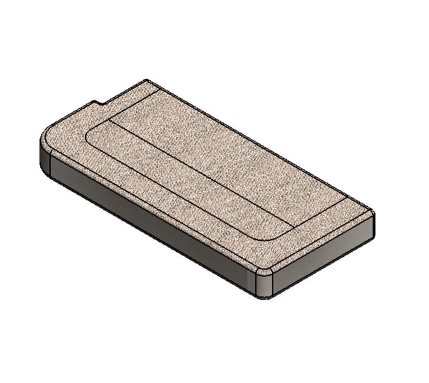 AH3 79-2F 74-2 O/S Base Cushion - Farringdon