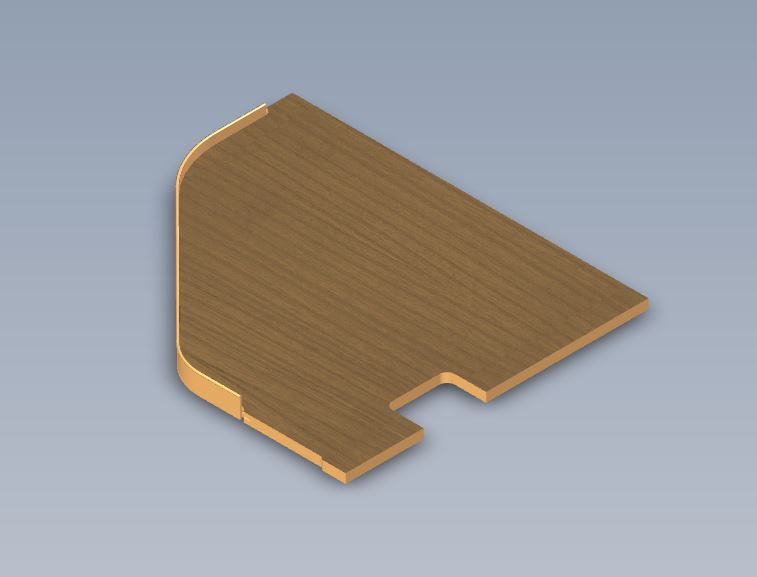 Read more about AH3 STD REAR O/S TC VAN UNIT CORNER SHELF product image