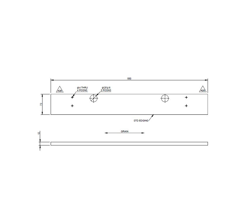 DY1 Potshelf Fold Out Table Front