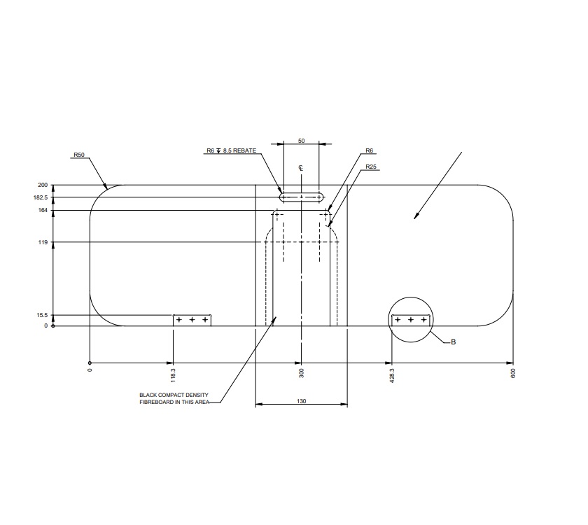 Read more about AH3 74-4 Drop Leaf Table - Drop Section product image
