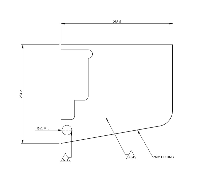 Read more about DY1 D4-4 Vanity Unit R/H Side product image