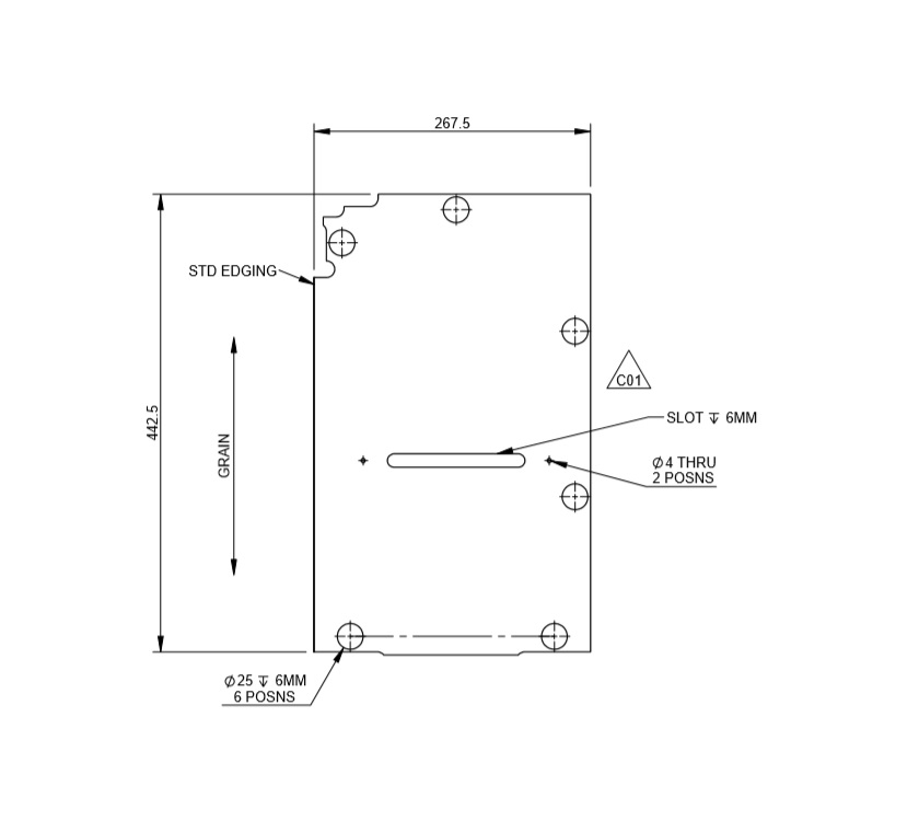 Read more about DY1 D4-4 Fixed Bed Rear Divider product image