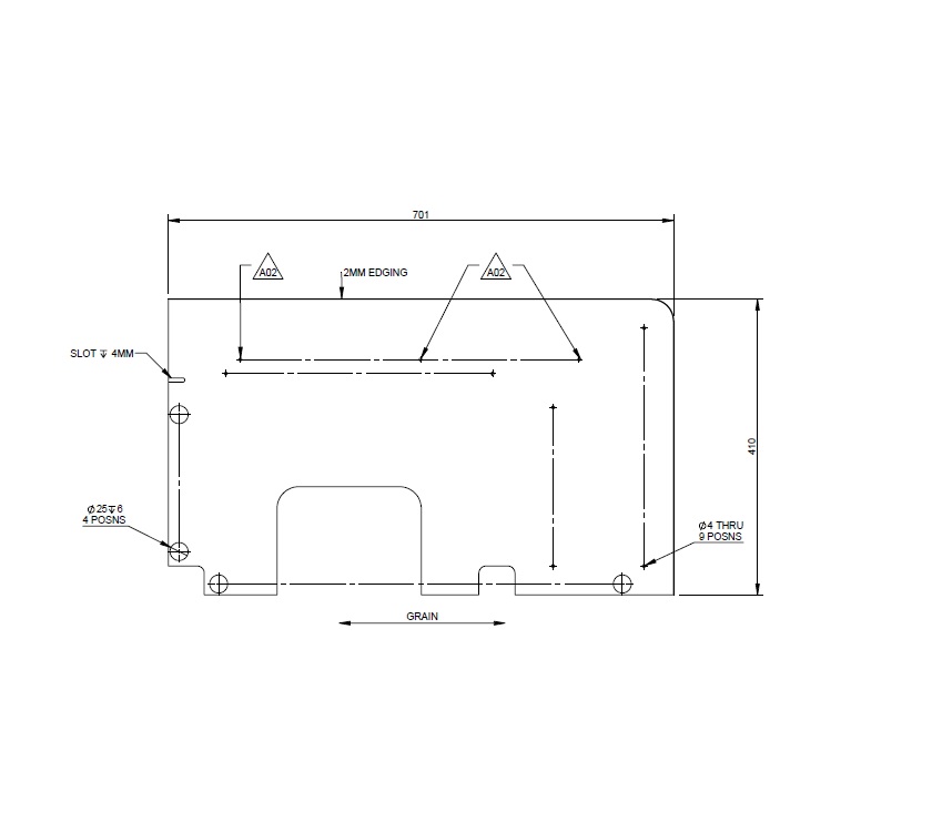 Read more about DY1 D4-3 Rear N/S Bunk End Panel product image