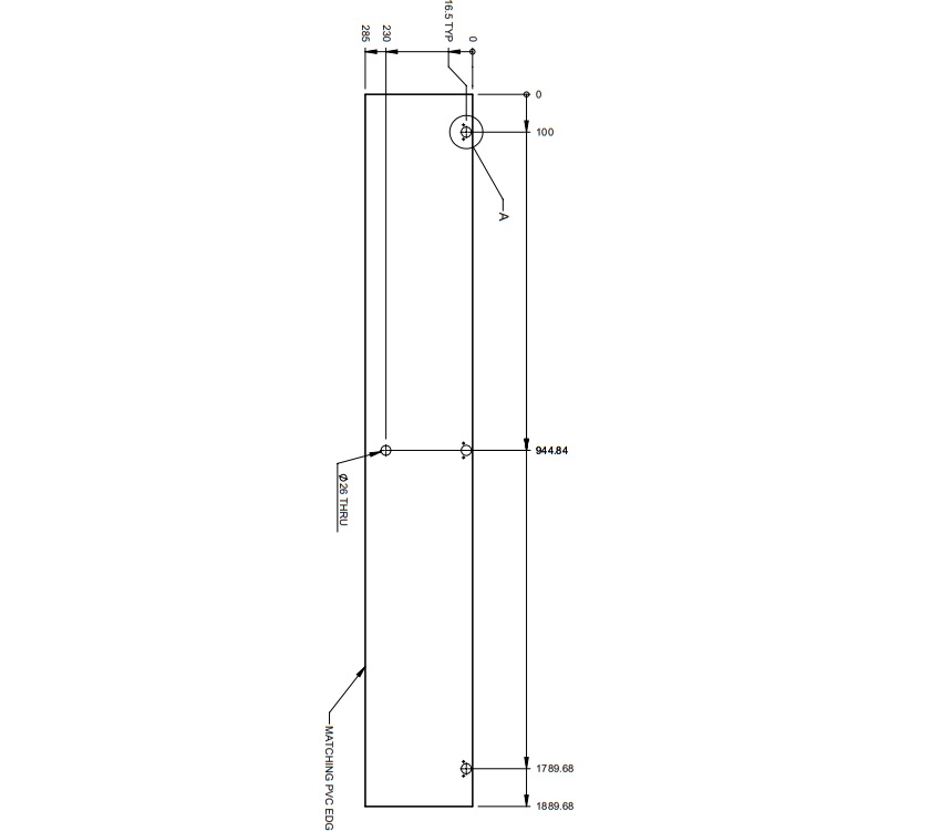 Read more about AH3 794 O/S BEDROOM ROBE DOOR product image