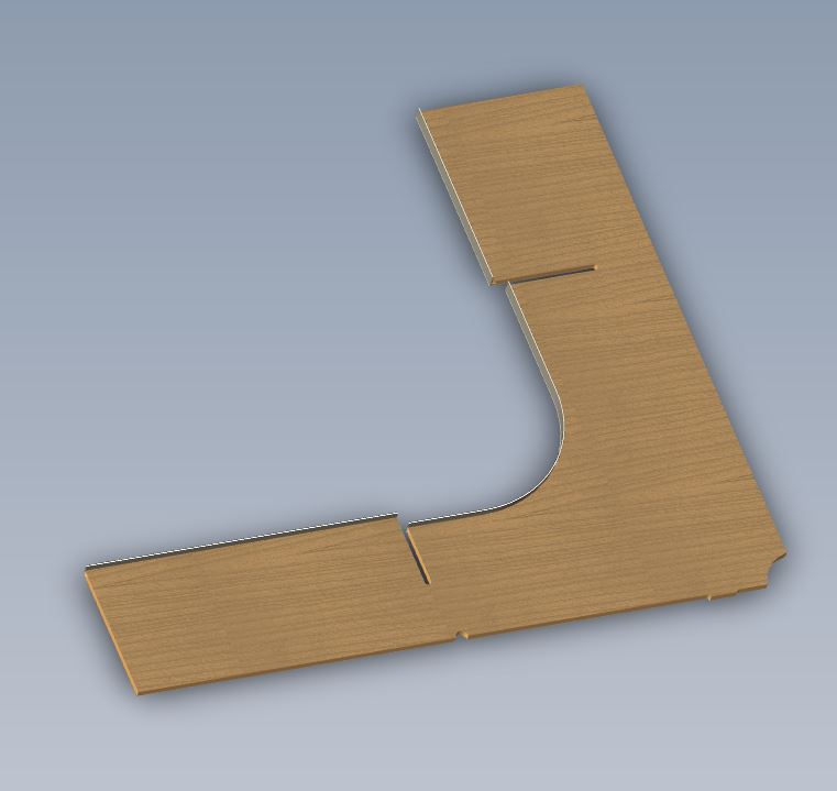 AH3 69-2 REAR LOUNGE LOCKER N/S CORNER SHELF