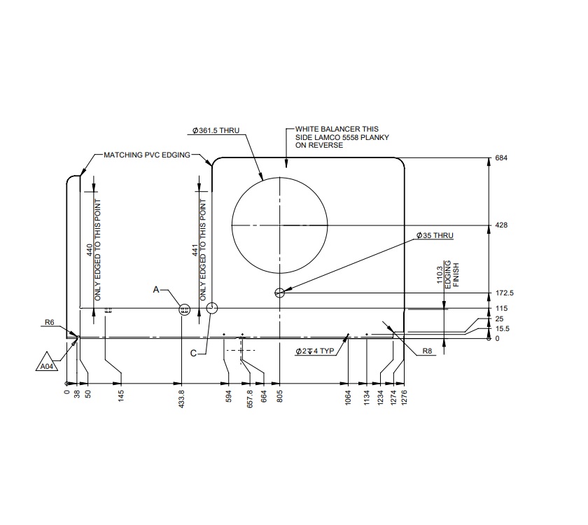 Read more about AH3 69-2 Kitchen Worktop product image