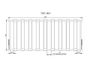 AH3 81-6 Rear N/S or O/S Bed Slat Assembly