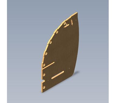 AH3 STD REAR FRENCH BED LOCKER R/H DIVIDER