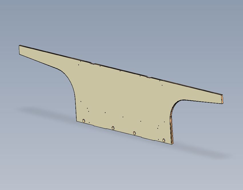 AH3 81-6 & 69-2 REAR LOUNGE GARAGE PANEL