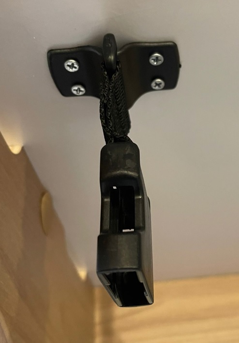 Female buckle c/w strap & bracket